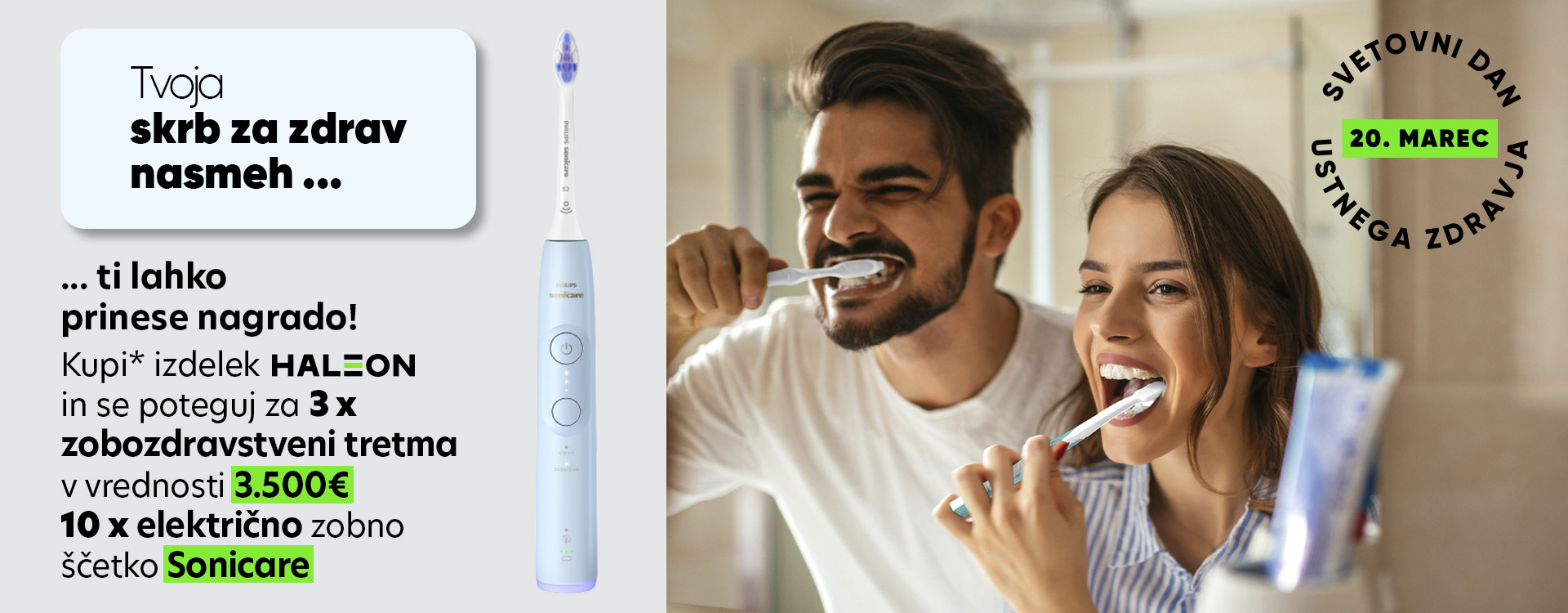 Tvoja skrb za zdrav nasmeh - banner
